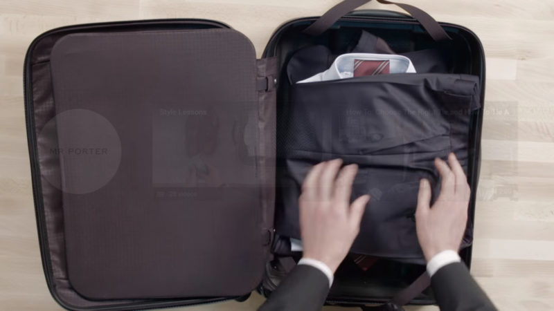 how to pack a suit in a backpack 1