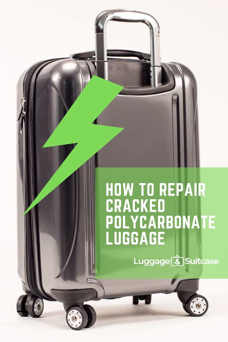 how to repair a cracked hard suitcase